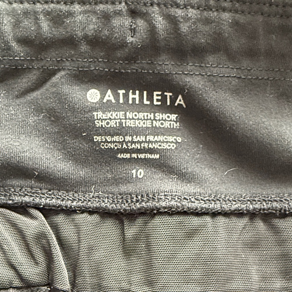 Athleta Trekkie Black Shorts - Picture 3 of 3